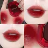 7 färger sexiga röda pinnar vattentät fuktgivande glasyrfärg långvarig nonstick cup läpppinne makeup koreansk kosmetik1787072