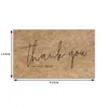 Thank You For Your Order Cards Kraft Paper Products Thanks Card Appreciation Cardstock Purchase Inserts to Support Small Business Customer Shopping KDJK2105