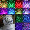 Recarregável sem fio Bluetooth Speaker Fase Light Controller LED Cristal Magic Ball Ball Lights DJ Club Disco Party Iluminação USB / TF / FM