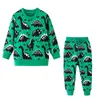 Jumping Meters Boutique Baby Boys Clothing Sets Autumn Winter Boy Sport Suits For Sweater Shirt Pants 2 Pieces Kids 210529