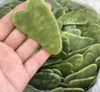 100 pz verde Naturale xiuyan pietra giada Guasha gua sha Consiglio massaggiatore per rottamazione terapia rullo di giada