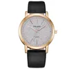 Orologi da donna 31mm Cinturino in pelle Tessuto Rotondo Orologi da polso casual Movimento impermeabile Orologio al quarzo Regali