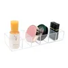 バスルームストレージ組織アクリル6スロットメイクアップオーガナイザークリア調整可能な化粧品ケーストイレクリエイティブボックス
