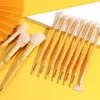 18pcs Professional Makeup Brushes Set Moire Nylon Hair Foundation Concealer Eyeshadow Blush Cosmetic Make Up Brush