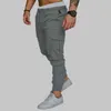 Herren Jogginghose Jogger Microelasticity Laufsport Jogging Hosen Männer Gym Fitness Bodybuilding Männlichen Cargo Hosen G0104