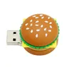 Hamburger Food Usb Flash Drive Creative Sushi/Bread/Pizza Pendrive Pen 4GB 8GB 16gB Memory Stick Storage U Disk Toy