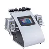 Ultrasons amincissant la machine 6 dans 1 liposuccion de cavitation de corps de RF 40k de radiofréquence de laser de vide