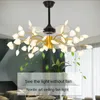 Moderne plafondventilator licht eenvoudige sfeer woonkamer woonkamer verlichting met lichten afstandsbediening fans