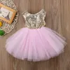 $50-25 1-5Y princesse enfants bébé robe pour filles fantaisie mariage paillettes fête anniversaire baptême es fille 210515