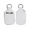 Sublimation Blanks Refillable Neoprene Hand Sanitizer Holder Cover Chapstick Holders With Keychain For 30ML Flip Cap Containers Tr4442250