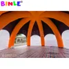 Giant Pavilion uppblåsbara spindeltält med fullt omslag 1 blixtlås 12m 40ft diameter händelsestation samla kupolmaké med 8 ben till salu