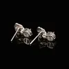 Moissanite Stud Earrings D Color Prong Setting S925 Sterling Silver Earring Single 05ct Total 1ct Women Jewelry Drop