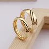 Wedding Rings Dubai Gold Couple For Women Men Stainless Steel Heart Engagement Fashion Accessories Lovers