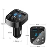 휴대폰 FM 송신기 Bluetooth 버전 50 플레이어 키트 카드 자동차 충전기 QC30 듀얼 USB 전압계 보조 inout DC 16207383