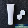 100ml Golden / Sliver Edge White Soft Wąż Rurki Ręcznie Krem Do Facial Pusty Squeeze Rurka Szampon Balon Refillable Container Cena fabryczna Expert Design Quality Najnowsze