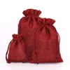 Coton Roupa Drawstring Bolsa de Jóias Organizador de Embalagem de Natal Doces Doces Bolsa De Presente Maquiagem Moedas Cosméticas Bags