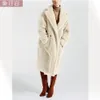 Winter THF jas teddybeer bruin fleece jassen vrouwen mode bovenkleding fuzzy jas dikke overjas warme parka vrouw