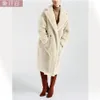 Winter THF Mantel Teddybär Braun Fleece Jacken Frauen Mode Oberbekleidung Fuzzy Jacke Dicken Mantel Warme Lange Parka Weibliche