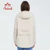 Astrid Spring fashion Short trench coat Hooded high quality Urban female Outwear trend Loose Thin coat ZS-3088 210812