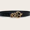 Cinturón de mujer Cinturones de diseñador Cinturón con hebilla de serpiente Ancho 30 CM Moda Cuero de vaca de lujo Vestido femenino Belts7629281