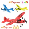 RC Electric Airplane Remote Control Plane RTF Kit EPP Foam 2.4G Controller 150 Meters Flying Distance Aircraft Global Toy 211026