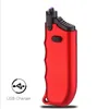 Telescopic Electric Lighter igniter USB Rechargeable Ignition Lighters Arc Spark per Charge Switch BBQ Outdoor Windproof 4 Colors