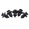 2021 Preto Rebocadores de Plástico Rebites Guardar pára-choques Fender Push Trim Clips Fastener para Automotive Car Airplane Fit 6mm 8mm 9mm 10mm Hole Dia