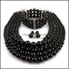 Brincos de pulseira J￳ias J￳ias Conjuntos de j￳ias de imita￧￣o vermelha P￩rolas de p￩rolas de noiva Presente de casamento cl￡ssico de colarinha ￩tnica Bracelet Earr