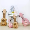 Yastık/dekoratif yastık gitar yastık 3d ukulele sevimli oyuncak yastık
