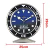 Zegary ścienne Luxury Design Zegarek Zegarek Stołowy Metal Nowoczesne biurko Relogio de Parede Horloge Decor z odpowiednim logo