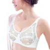 Vente de broderie grande taille soutien-gorge pour femmes lingerie sexy sous-fil dentelle bralette ultra mince minimiseur 210728