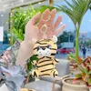 Keychains Plush Tiger Keychain Saco de moda pingente Zodiac Toy Casal Carms Girl Girl Keyring Jeia miri22