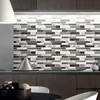 Art3D 30x30cm descascam e vara backsplash telhas adesivos de parede auto-adesivo à prova de água auto-adesivo para cozinha banheiro quarto lavanderia quartos, papéis de parede (1 folhas)