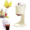 220V hushåll mjuk servera glass maskin automatisk glass sundae maker diy frukt dessert milkshake smoothie