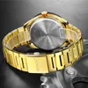 Curren 2019 Relojes para hombres Reloj de estilo casual Fecha Reloj de pulsera de cuarzo con acero inoxidable Diseño clásico Esfera redonda 44 Mm Q0524