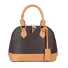 Качественная женская сумка ALMA BB Tote из натуральной кожи, роскошные дизайнерские сумки-ракушки, сумки через плечо через плечо с замком 25 см