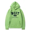 Корейская мода NCT Hoodie женщин мужчины неоколородный институт технологии NCT 127 толстовки KPOP вентиляторы одежда уличная одеяла 211206