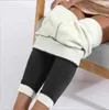 Pantalones de mujer Cálido invierno Terciopelo grueso Legging Cintura alta Leggings negros Compresión Lana de cordero Pantalón de yoga resistente al frío Pantalones de chándal para correr Pantalones de jogging Levantamiento de cadera 3XL