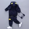 Vestiti autunnali per neonati Vestiti per neonate Pantaloni con cappuccio per bambini 2 pezzi/set Set di abbigliamento per neonato Tute per bambini