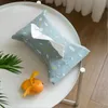 Tissue Boxes & Napkins Chic Case Box Cotton Linen Printed Home Car Towel Napkin Papers Dispenser Holder Table Decoration