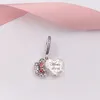 925 Sterling Silver Beads Mini Mouse - Mom Charms passar europeisk pandora stil smycken armband halsband c9641 annajewel