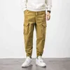 GlacialWhale Mens Cargo Pants Uomo Techwear Hip Hop Tasche laterali Pantaloni Streetwear giapponese Pantaloni da jogging Pantaloni cargo per uomo H1223