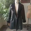 Kadın Kış Ceket Siyah Serin Punk PU Deri Ceketler Sahte Kürk Fermuar Gotik Dış Giyim Veste Femme Chaquetas Down Coats 211220 Tops