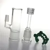 5 인치 3 피스 세트 이동식 유리 재 포수 봉 물 담뱃대 물 파이프 14mm 18mm Ashcatcher 외부 바디 Downstem Keck 클립