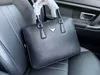 SAC PLAT HORIZONTAL ZIPPE Briefcase Business Crossbody Handbag Fashion Men Shoulder Bag Leather Laptop package Man Computer Bags234T