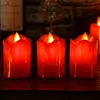 3PCS/LOT LED Flimeless Candle Plastic Symulowany płomienie LED LED Świece Święta Świąteczne przyjęcie domowe Dekoracja domu