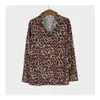 Automne vente hommes Vintage plage chemise mode léopard à manches longues Hawaiana chemises hommes surdimensionné décontracté hauts Koszula 210809