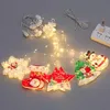 Christmas Decorations Waterproof LED String Star Snowflake Snowman Shape Lamp Gypsophila Tree Ornaments Home Holiday Party Decor Navidad