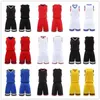 2021 Hommes Team Basketball Jersey Ensembles Pantaloncini Da Basket Sportswear Vêtements de course Blanc Noir Rouge Violet Vert 36 0705