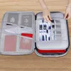 Bolsa de documentos multicamada resistente ao fogo, pasta organizadora de arquivo de viagem para casa, à prova de fogo e à prova d'água, pacote de armazenamento bags240c